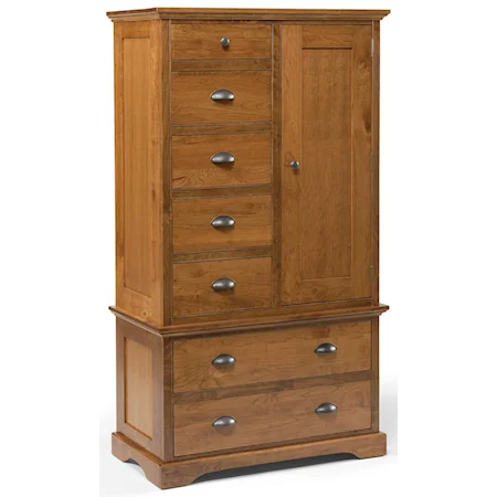 7-Drawer Armoire with 1 Door